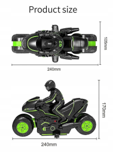 Rýchla pilotná bočná čiara kaskadérka motocykla kaskadérka d
