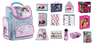 Schoolback do 1. stupňa 14W1 Cleo a Frank Cat Cat