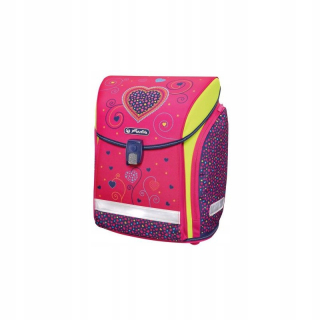 MICI Pink Hearts Herlitz School Bag