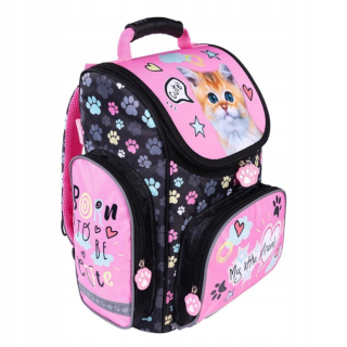 Schoolbag My Malí priatelia Pink Cat St. Majetkovia