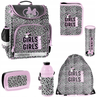 Schoolbag+Cencil Case+Minnie Paso Bag Set 6-E.