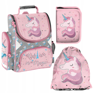 Školská taška+puzdro na ceruzku+Unicorn Paso Bag Set 3