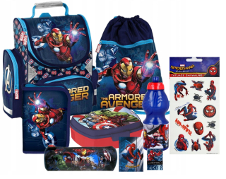 Školská školská taška Avengers Iron Man 9in1 set