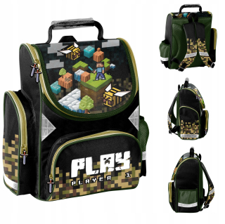 Pixel Game School School Bag pre Minecraft