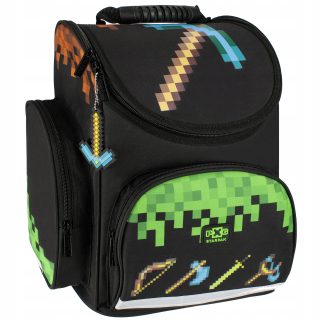 Školská taška v taške Čierny batoh pre Minecraft