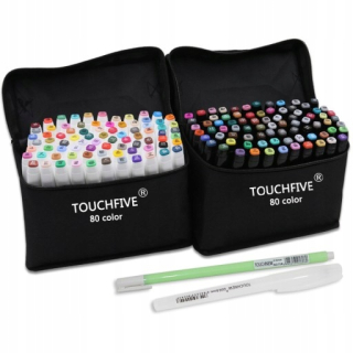 TouchFive Markers 80 ks+farebné puzdro na výber