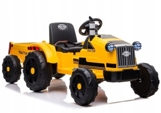 AKUMULÁTOROVÝ TRAKTOR S PRÍVESOM CH9959 ŽLTÝ