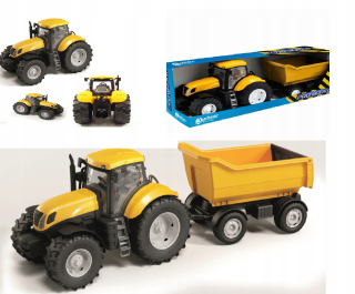 New Holland Tractor s veľkým a pevným tipperom