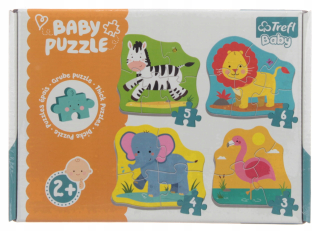 Trefl Puzzle Baby Classic 2+ Zvieratá na safari