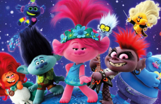 Trolls 2 nástenná maľba 200x130cm