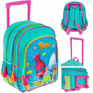 Trolls Trolls School Batoh na kolieskach