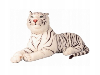 Sneh -white Tiger plyšová maskot dĺžka 70+40 cm