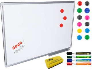 Biela biela magnetická doska 60x45