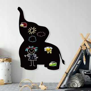Magnetický plakový kriedový slon 382 73x97 cm