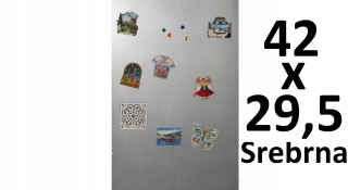 Strieborné magnety Ploque 42x29,5 cm striebro