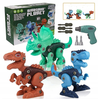 Rozoberte dinosaurus stavebné hračky z z