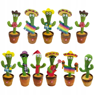 Dancing Cactus Toy Electric Music konverzácia