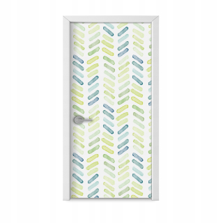 Tapeta pre dvere do detskej izby Spring Lines