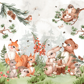 Tapeta Forest Animal Forest Adventure 250x250 WZ1
