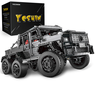 Technik 3300PCS Black G63 6x6 SUV Stavebné auto