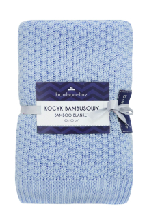 Texpol bavlnená bambusová prikrývka 80x100 modrá