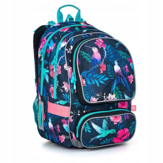 Topgal School Backpack Birds Class 3-6 Ally 22007