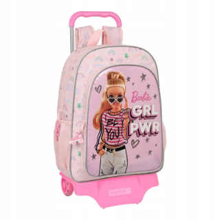 Školská taška s Barbie Sweet Pink Wheels (33 x