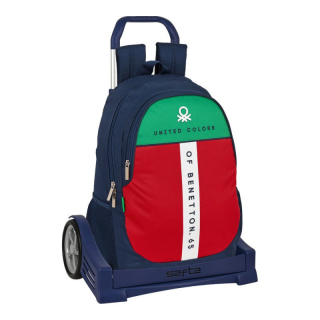 Školská taška s Benetton United Circles Red K
