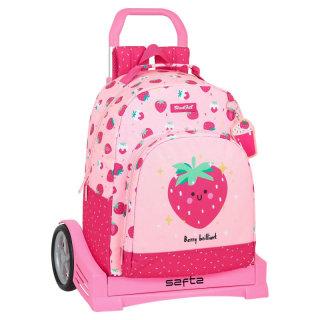 Školská taška s kolesami BlackFit8 Berry Brilliant