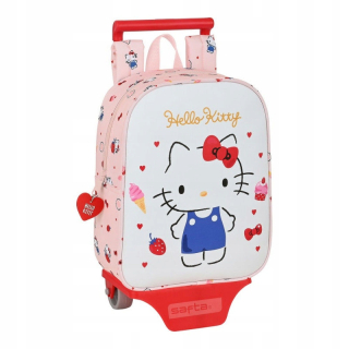 Školská taška s Hello Kitty Happiness Girl Wheels