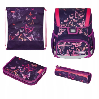Herlitz Loop plus motýle Schoolbag