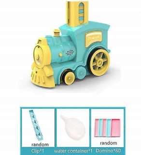 Train Domino Set Sound Light Automatic Puzzle