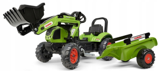 Traktor Falk Claas s prívesom a lyžičkou 2040 hod.