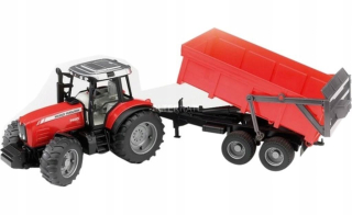 Massey Ferguson Tractor s modelom Tapper Tipper