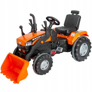 Pedálový traktor Veľká traktorová lyžička Obrovský XL
