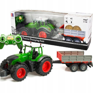 Traktor RC Tractor Diaľkové ovládanie s prívesom 2
