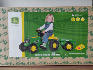 Traktor Rolly Toys John Deere s prívesom