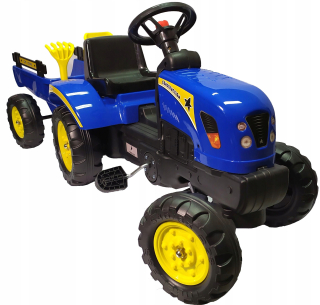 Pedálový traktor s prívesom a promo doplnkom