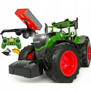 Traktor + príves R/C 2,4 GHz 1:16 dvojité e
