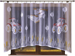 Traktory - opona maľovaná 300x140 cm (pripravená)