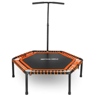Fitness trampolíny s spokey jumper mini rukoväťou