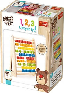 Trefl Wood Wooden Toy - 1,2,3 počítate!