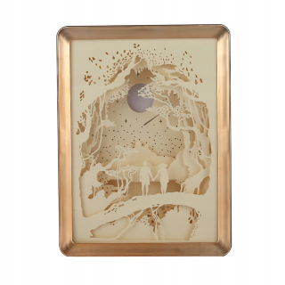 USB Creative Cutting of Light Box 3D papier