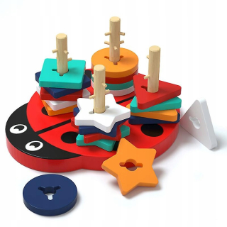 Lacie/hniezdo/puzzle pre detské hračky drevo
