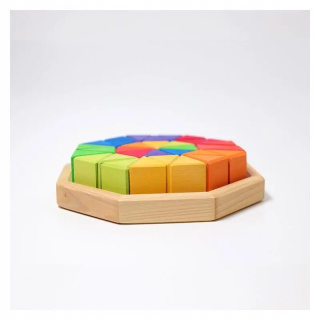 Puzzle farebné osemuholník 3+ Grimm's