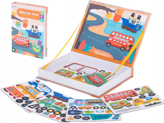 Puzzle magnetické puzzle autobus automobil