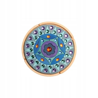 Puzzle s mandala kryštálmi lesklými