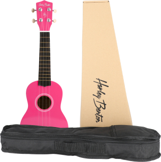 Ukulele Harley Benton UK-12 Pink s krytom