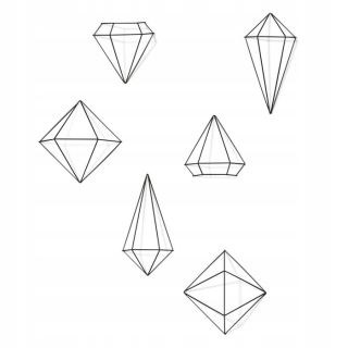 Umbra Black Prisma Wall Decoration