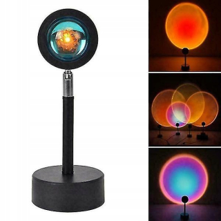 USB Rainbow Sunset Red projektor LED nočné svetlo